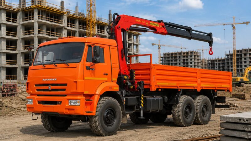 Продажа бортовых автомобилей КамАЗ с КМУ: современные решения для бизнеса